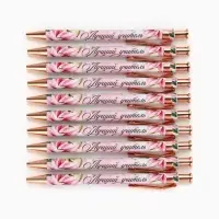 Ручка автоматическая софт-тач пластик "Лучший учитель", синяя паста, 0.7 мм