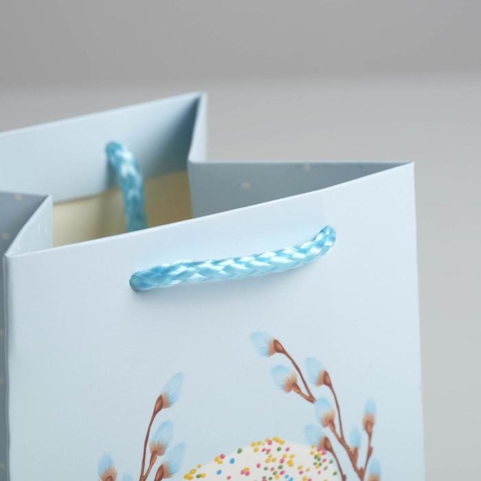 Пакет подарочный, упаковка, &laquo;Светлой Пасхи&raquo;, 10 х 16 х10 см