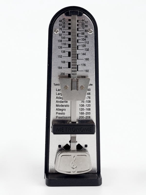 Метроном механический Music Life 5 х 3,5 х 11 см черный Метроном механический Music Life 5 х 3,5 х 11 см черный