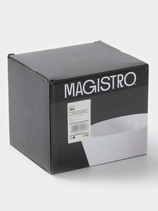 Набор салатников 4 шт 12х6 см Magistro "White Snow" 380 мл