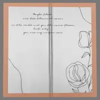 Пленка для цветов матовая, &laquo;Поэма&raquo;, 57&times;57 см, персиковый