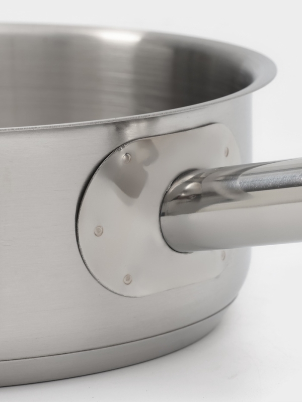 Ковш 1,8 л, d=18, h=6,5 см, с крышкой, толщина стенки 0,8 мм, индукция