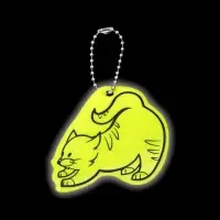 Светоотражающий элемент &laquo;Кот потягушки&raquo;, двусторонний, 5.9&times;6 см, МИКС