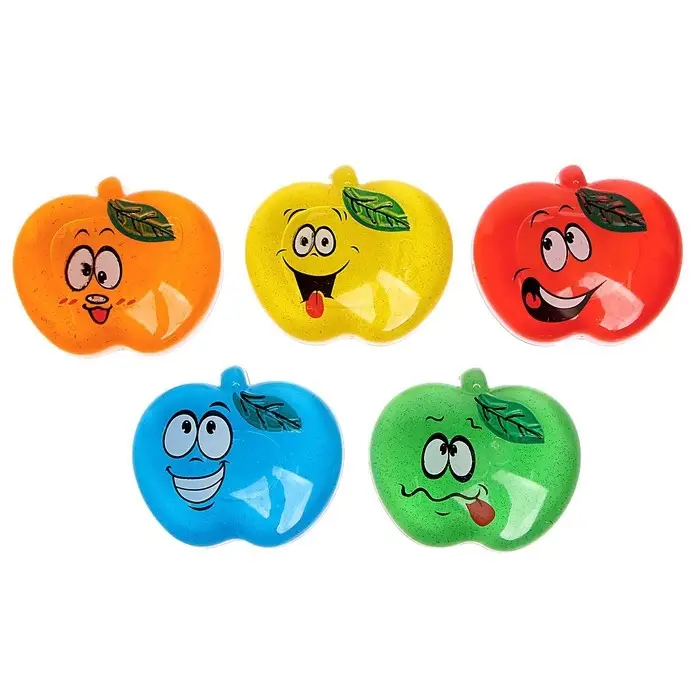 Лизун - слайм &laquo;Яблоко&raquo;, цвета МИКС