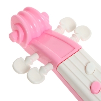 Игрушка музыкальная &laquo;Скрипка&raquo;, световые и звуковые эффекты, цвет розовый