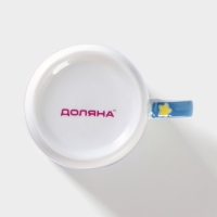 Набор детской посуды из керамики Доляна &laquo;Совы тинейджеры&raquo;, 3 предмета: кружка 230 мл, миска 400 мл, тарелка d=18 см