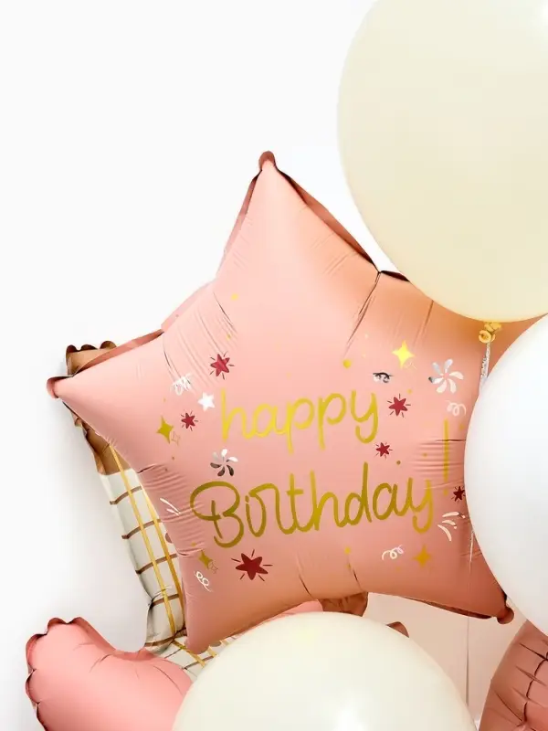 Воздушные шары "Розовая гитара" фольга, латекс, набор 12 штук