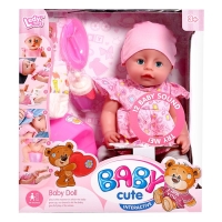 Уценка (в пакете) Пупс функциональный &laquo;Мой малыш&raquo;, пьет, писает, с аксессуарами