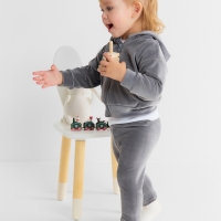 Толстовка Крошка Я Plushy, р. 86-92, серый Толстовка Крошка Я Plushy, р. 86-92, серый