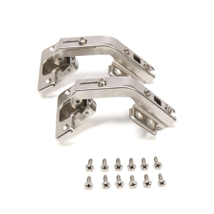 Петля мебельная накладная 135 градусов ТУНДРА, без доводчика