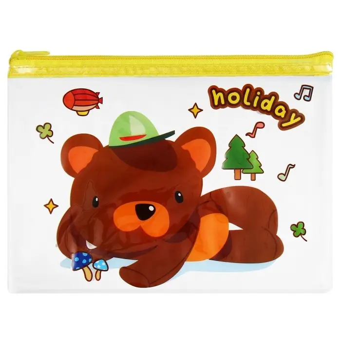 Папка на молнии А5 "Милашки", МИКС