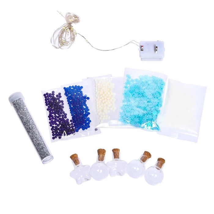 Набор для опытов &laquo;Новогодняя гирлянда&raquo;, звёздочки и шарики