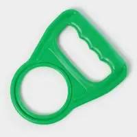 Ручка для переноса бутылей, 14&times;11.5&times;0.5 см, зелёная