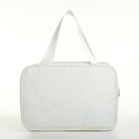 Косметичка на молнии, цвет белый Косметичка на молнии, цвет белый