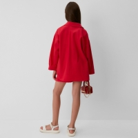 Костюм для девочки (рубашка и шорты) MINAKU, цвет красный, рост 158-164 см Костюм для девочки (рубашка и шорты) MINAKU, цвет красный, рост 158-164 см