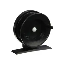 Катушка инерционная пластиковая, диаметр 4.5 см, цвет черный, 501
