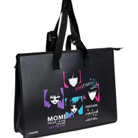 Папка А3 , 467х338х100 мм, deVENTE "My Life", с ручками, пластиковая, молния сверху, внутренний карман