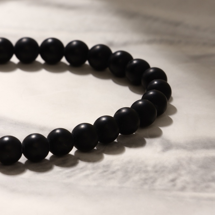 Браслет с подвеской МИКС шар №6 &laquo;Шунгит&raquo;, 5,5см