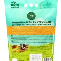 Наполнитель кукурузный для мелких животных и рептилий, 5л, серия LITTLE VILLAGE