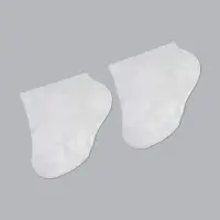 Носочки для парафинотерапии, нетканый материал, одноразовые, один размер, белые