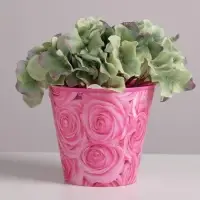 Кашпо для цветов &laquo;Розы&raquo;, 0,8 л, 11 х 12 см