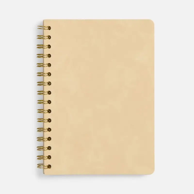 Ежедневник Spiral, недатированный, бежевый