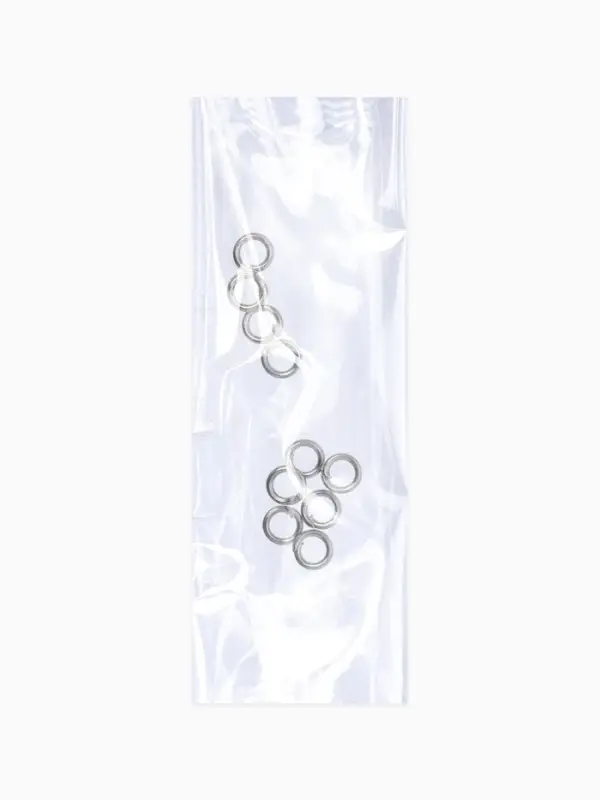 Набор для создания украшений Набор для создания украшений "База" тросик, кримпы, шапочка, протектор, кольца, 61 пред, цв серебро