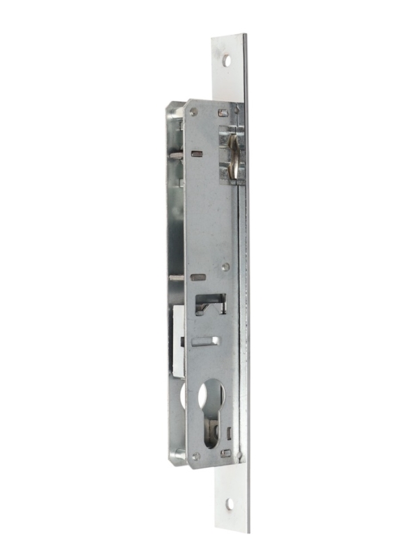 Замок врезной LOCKLAND, узкопрофильный, без ручек, Backset 20 мм, под ц/м, роликовая защелка