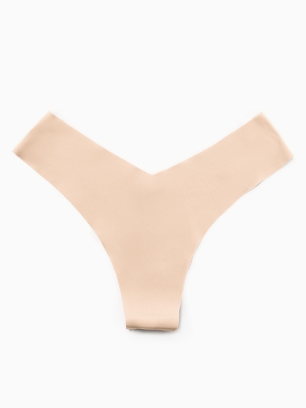 Трусы бесшовные бразильяно KAFTAN, цв. св.беж, р-р 44-46