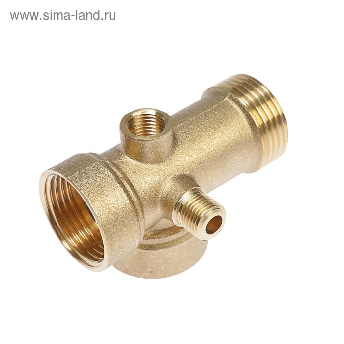 Штуцер пятивыводной TAEN, для монтажа манометра и реле давления, 80 мм Штуцер пятивыводной TAEN, для монтажа манометра и реле давления, 80 мм