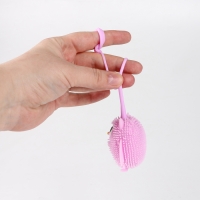 Мяч детский резиновый ёжка световой &laquo;Совушка&raquo;, цвета МИКС , в шоубоксе