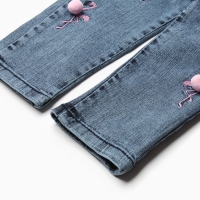 Джинсы для девочки, цвет синий, рост 92 см