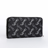 Кошелёк женский на молнии, цвет чёрный Кошелёк женский на молнии, цвет чёрный