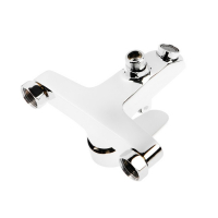 Смеситель для ванны Accoona A6365, однорычажный, короткий излив, хром