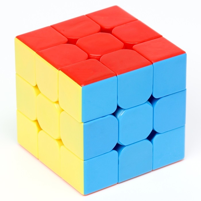 Кубик Рубика, игрушка механическая &laquo;Собери цвет&raquo; 5,5см , в шоубоксе