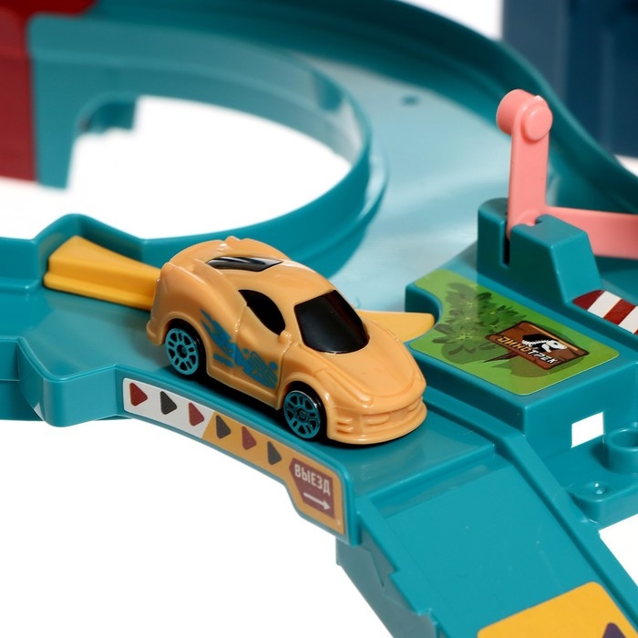 Автотрек &laquo;Виражи&raquo;, световые и звуковые эффекты, работает от батареек