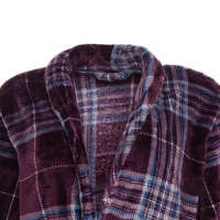 Халат мужской LoveLife «Клетка» Вид 1, one size, микрофибра, 100% п/э, 250 г/м2 Халат мужской LoveLife «Клетка» Вид 1, one size, микрофибра, 100% п/э, 250 г/м2