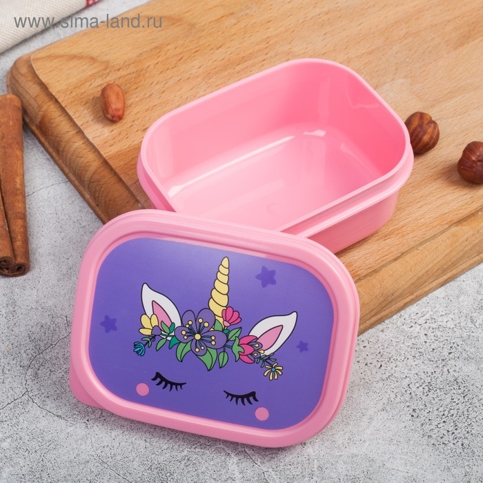 Ланч-бокс &laquo;Единорог&raquo;, 150 мл