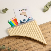 Пан-флейта Music Life 18 трубок, белая, 26 х 25 см Пан-флейта Music Life 18 трубок, белая, 26 х 25 см