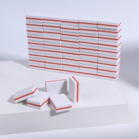 Бафы наждачные для ногтей, набор 50 шт, двухсторонние, 3,5 × 2,5 см, цвет белый Бафы наждачные для ногтей, набор 50 шт, двухсторонние, 3,5 × 2,5 см, цвет белый