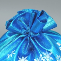 Мешочек подарочный парча &laquo;Новогоднее желание&raquo;, 20 х 30 см +/- 1.5 см, Новый год