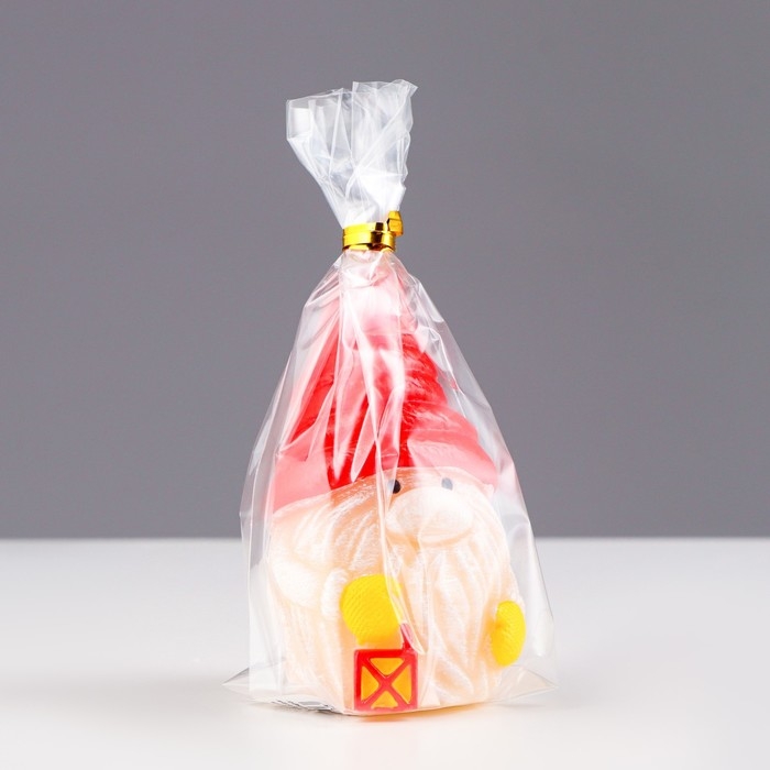 Свеча декоративная "Игрушечный гном", 5,1х5,1х8 см