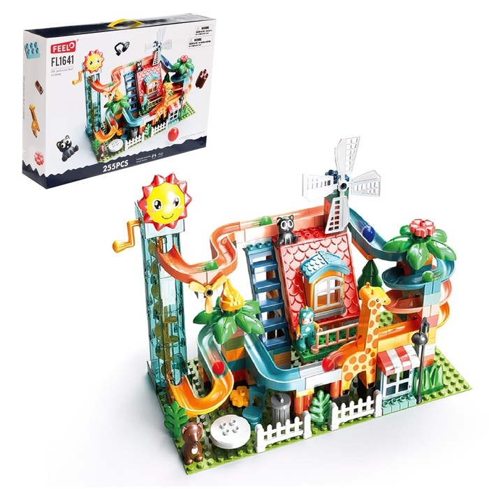 Конструктор Шарики &laquo;Зоо-горка&raquo;, 255 деталей