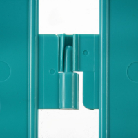 Ограждение декоративное, 35&times;210 см, 5 секций, пластик, бирюзовое, RENESSANS, Greengo