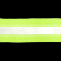 Светоотражающая лента-резинка, 50 мм, 10 &plusmn; 1 м, цвет салатовый