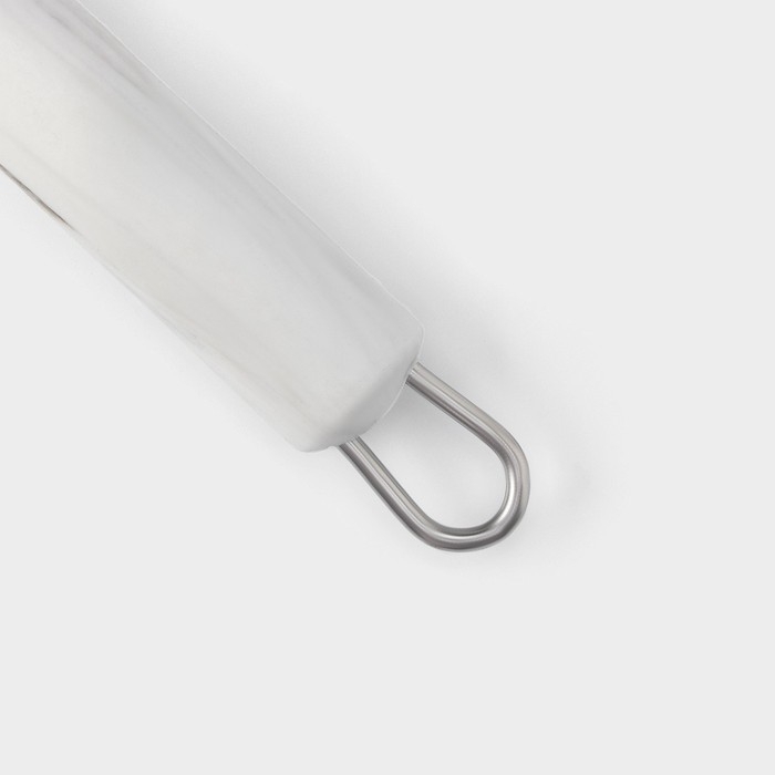 Шумовка Доляна &laquo;Шанти&raquo;, 33,5 см, цвет серый