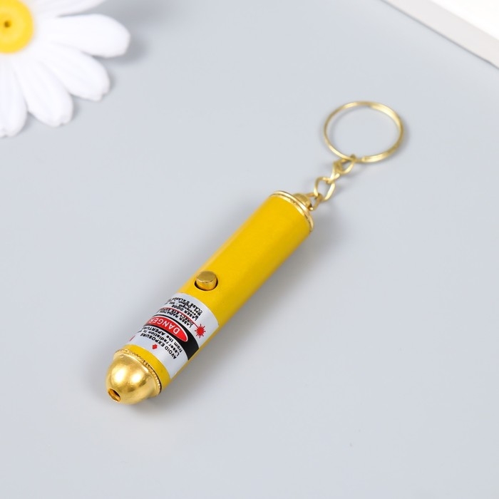 Фонарик лазер с 12 насадками и с кольцом, МИКС Фонарик лазер с 12 насадками и с кольцом, МИКС