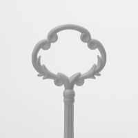 Блюдо 3 яруса Доляна &laquo;Вивьен&raquo;, 3 яруса, 15,5&times;11 см, 19,2&times;13,8 см, 22,7&times;16,4 см, цвет белый