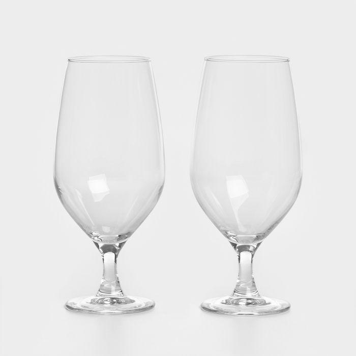 Набор стеклянных бокалов для пива «Селест», 580 мл, 2 шт Набор стеклянных бокалов для пива «Селест», 580 мл, 2 шт