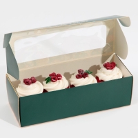 Коробка для кондитерских изделий с окном «Счастья в новом году», 26 х 10 х 8 см, Новый год Коробка для кондитерских изделий с окном «Счастья в новом году», 26 х 10 х 8 см, Новый год